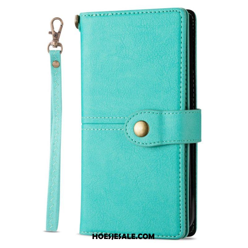 Folio-hoesje voor iPhone 14 Pro Max Vintage Multifunctioneel