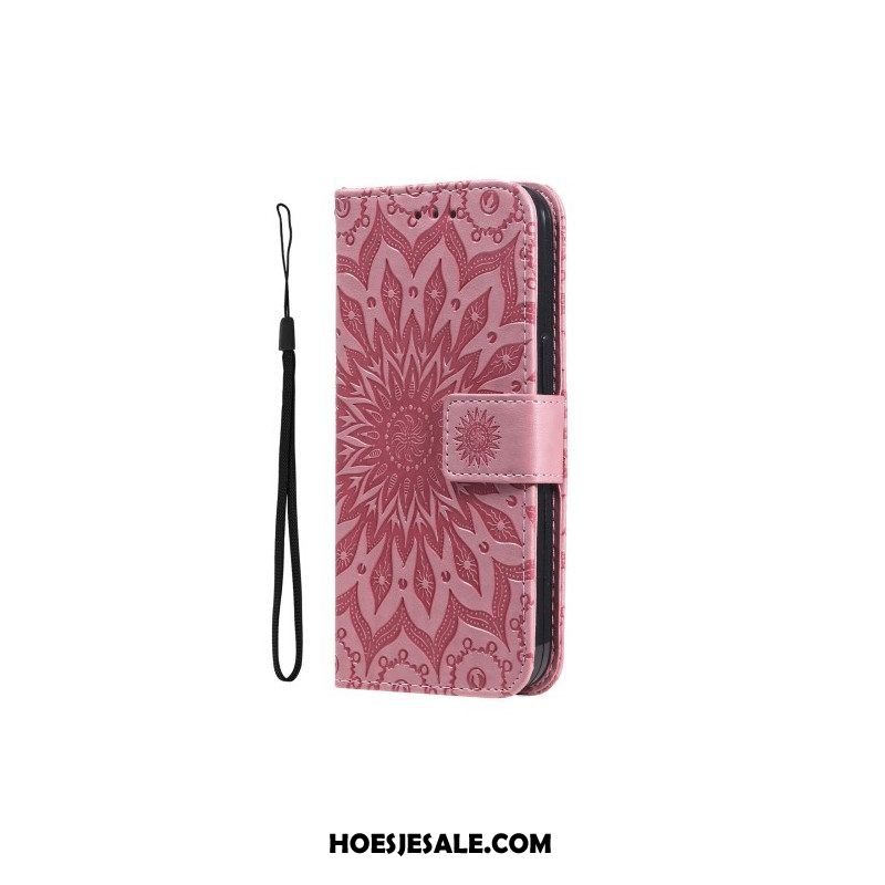 Folio-hoesje voor iPhone 15 Plus Mandala Zon