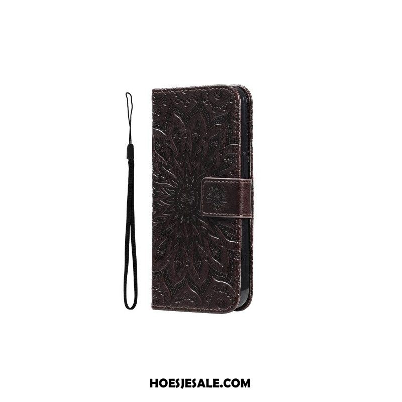 Folio-hoesje voor iPhone 15 Plus Mandala Zon