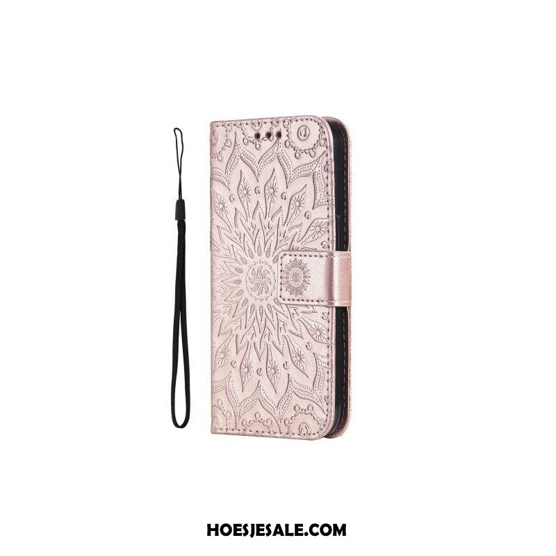 Folio-hoesje voor iPhone 15 Plus Mandala Zon