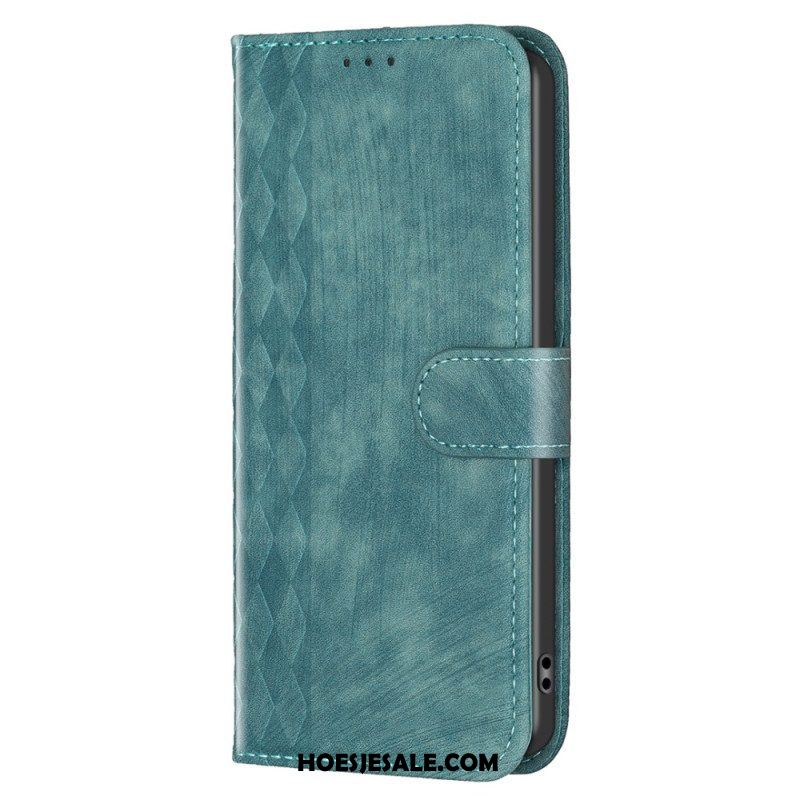 Folio-hoesje voor iPhone 15 Plus Vintage-stijl