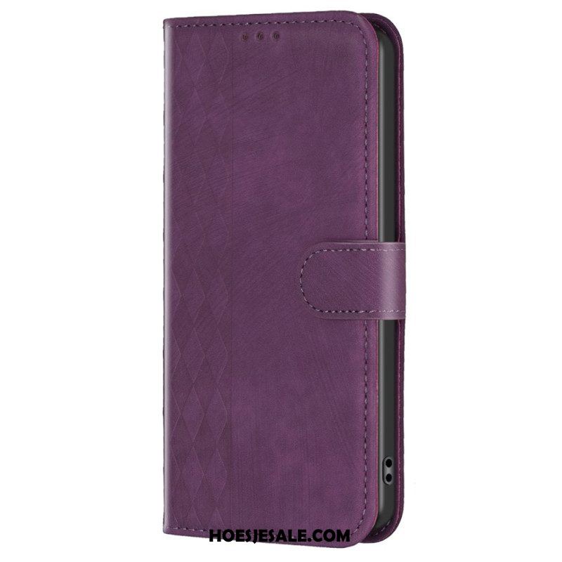 Folio-hoesje voor iPhone 15 Plus Vintage-stijl