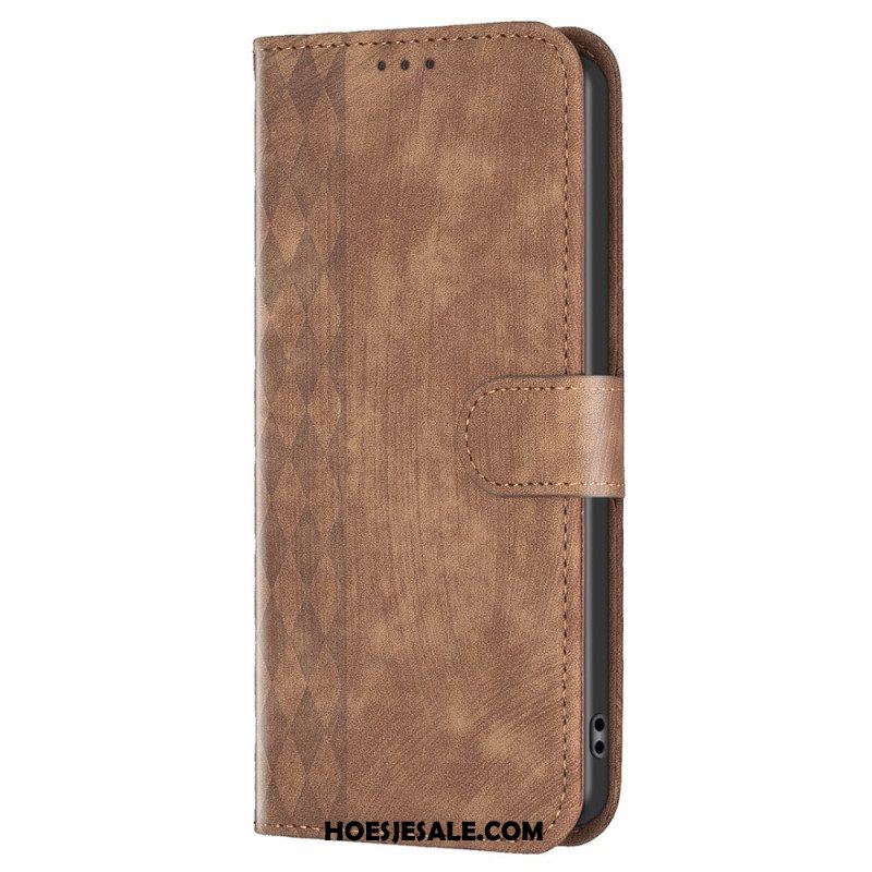 Folio-hoesje voor iPhone 15 Plus Vintage-stijl