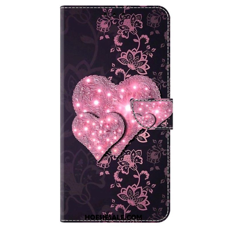 Folio-hoesje voor iPhone 15 Pro Harten