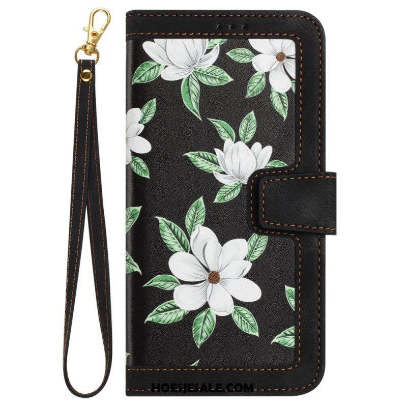 Folio-hoesje voor iPhone 15 Pro Max Luxe Bloemen