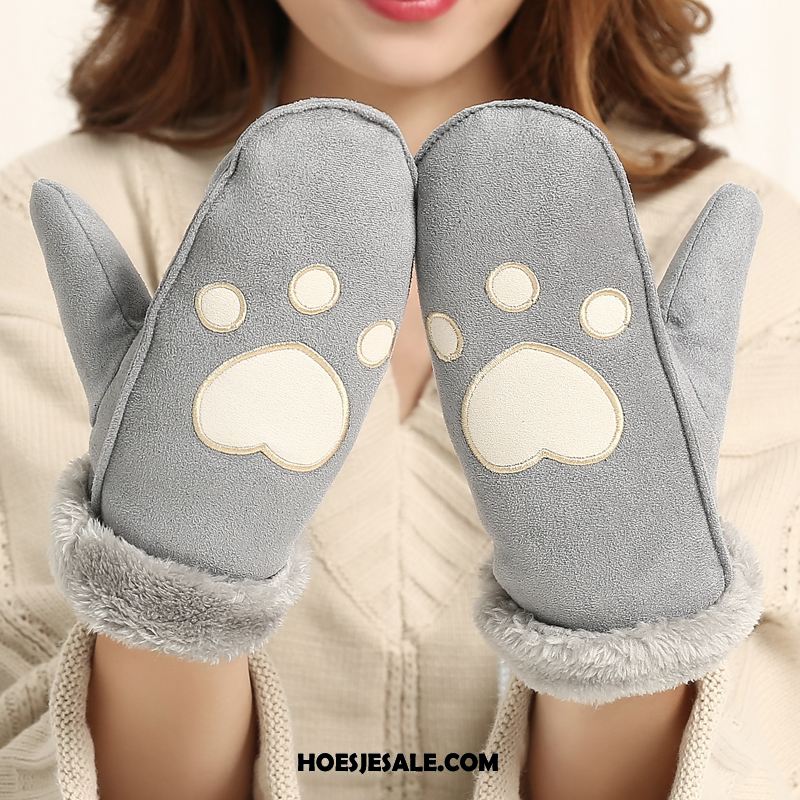 Handschoenen Dames Handschoen Trend Winter Blijf Warm Verdikken Online