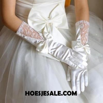 Handschoenen Dames Huwelijk Bruid Rechtbanken Lange Accessoires Goedkoop