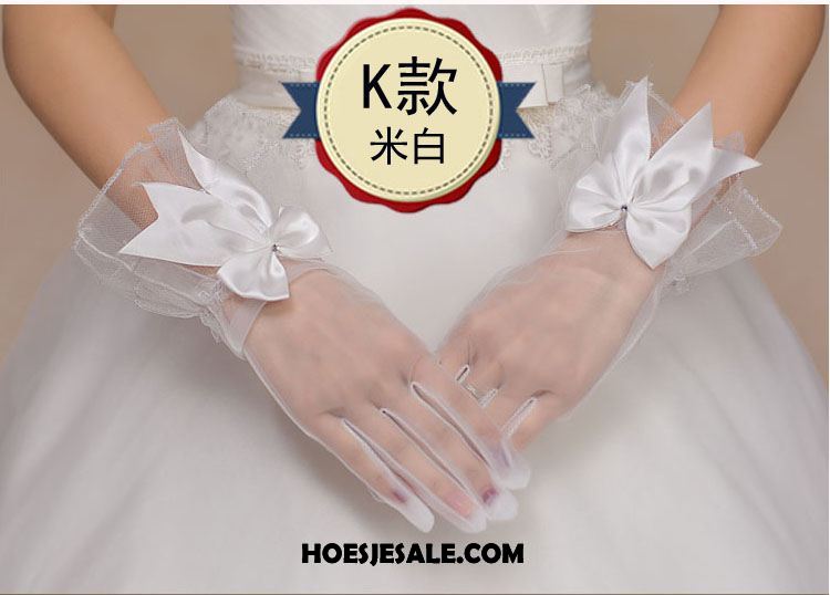 Handschoenen Dames Kant Handschoen Huwelijk Dun Vrouwen Online