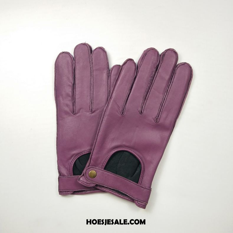 Handschoenen Dames Touchscreen Dun Handschoen Leer Winter Online