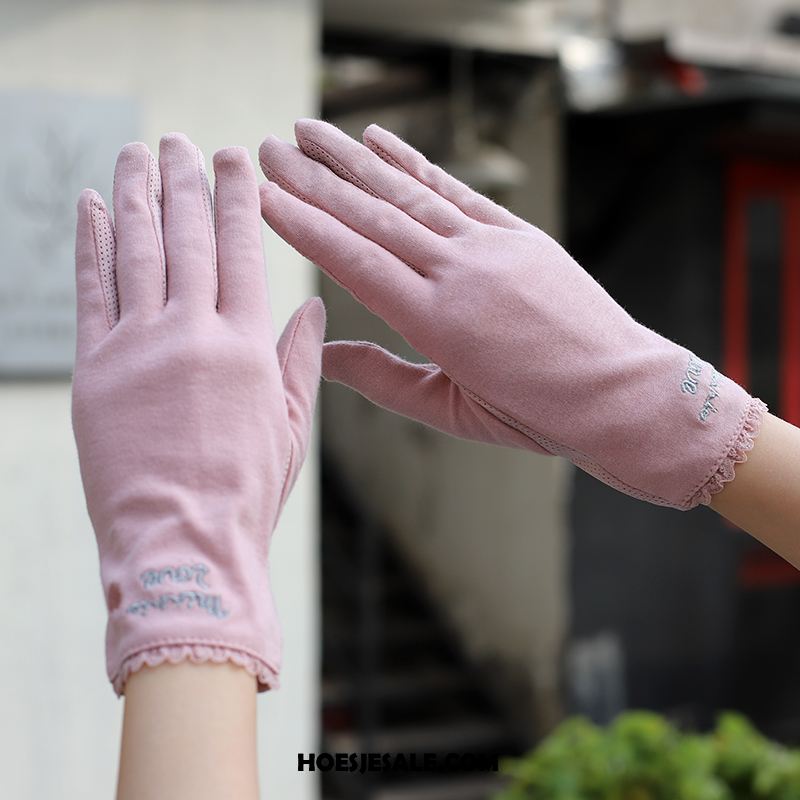 Handschoenen Dames Uv Bescherming Korte Zomer Handschoen Autorijden Korting