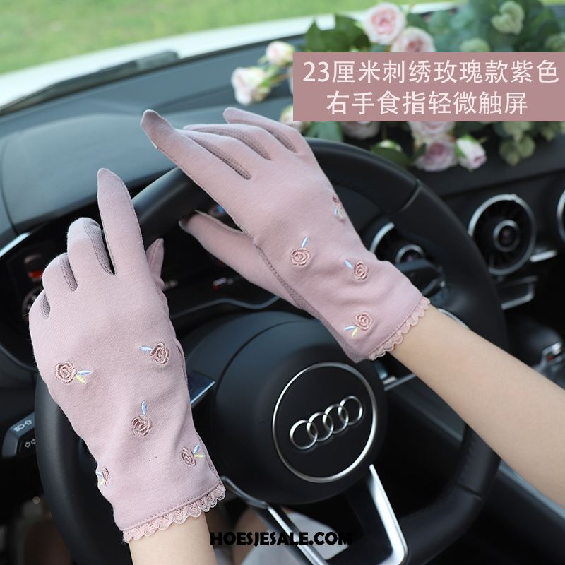 Handschoenen Dames Van Katoen Dun Outdoor Zomer Antislip Sale