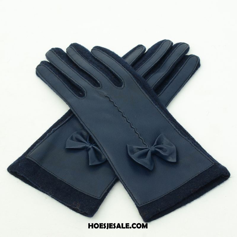 Handschoenen Dames Vrouwen Vijf Vingers Handschoen Touchscreen Wol Kopen