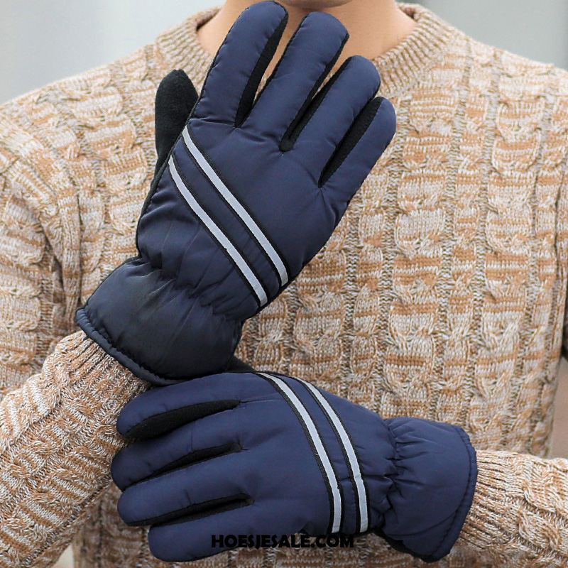 Handschoenen Heren Grijs Winter Touchscreen Autorijden Herfst Kopen