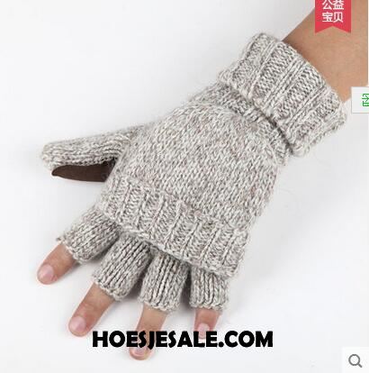 Handschoenen Heren Winter Handschoen Blijf Warm Grijs Herfst Sale