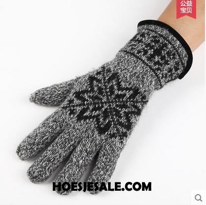 Handschoenen Heren Winter Handschoen Blijf Warm Grijs Herfst Sale