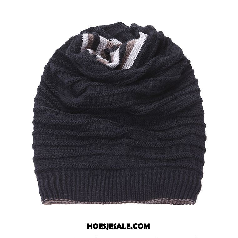 Hoeden Heren Casual Winter Breien Muts Blijf Warm Dual Gebruik Kopen