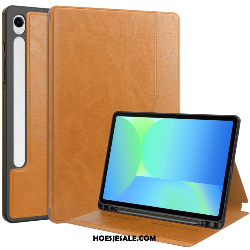 Hoesje Case Samsung Galaxy Tab S10 Fe Telefoonhoesje Leerlook