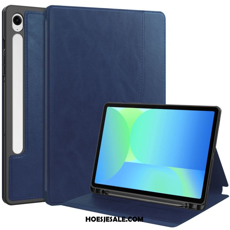Hoesje Case Samsung Galaxy Tab S10 Fe Telefoonhoesje Leerlook