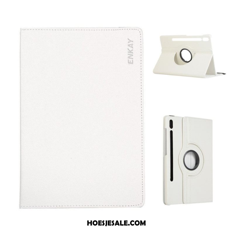Hoesje Case Samsung Galaxy Tab S10 Plus Geïntegreerd 360 Graden Draaibaar Ontwerp Enkay