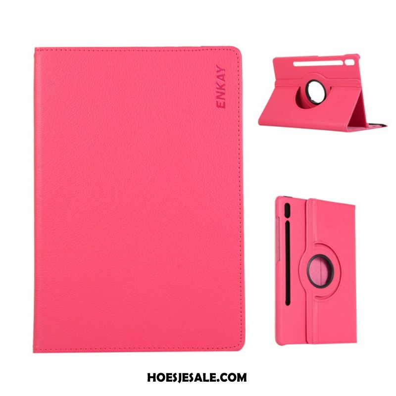 Hoesje Case Samsung Galaxy Tab S10 Plus Geïntegreerd 360 Graden Draaibaar Ontwerp Enkay