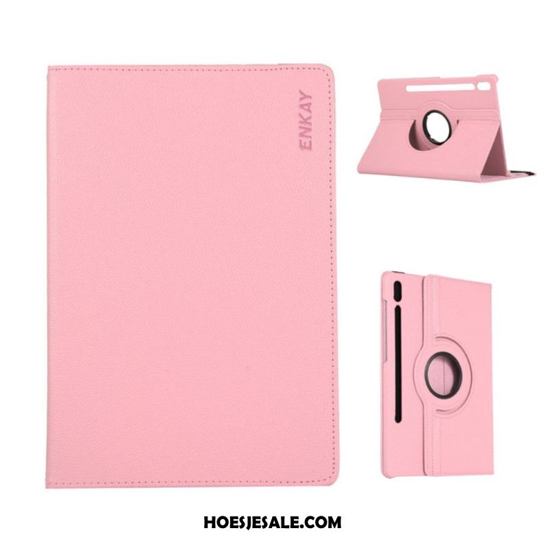 Hoesje Case Samsung Galaxy Tab S10 Plus Geïntegreerd 360 Graden Draaibaar Ontwerp Enkay