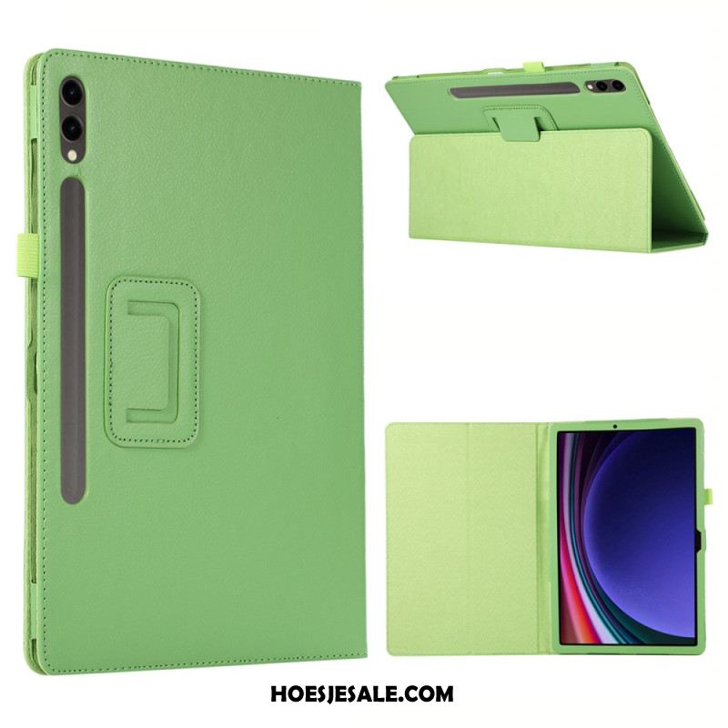 Hoesje Case Samsung Galaxy Tab S10 Plus Telefoonhoesje Lychee-textuur