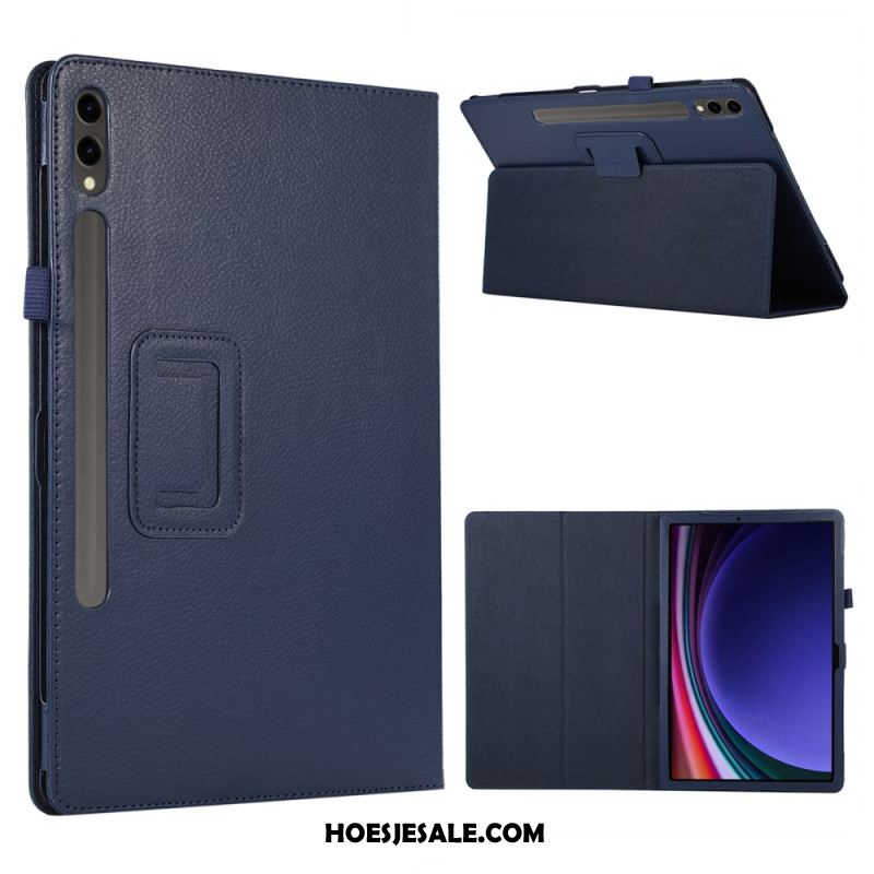 Hoesje Case Samsung Galaxy Tab S10 Plus Telefoonhoesje Lychee-textuur