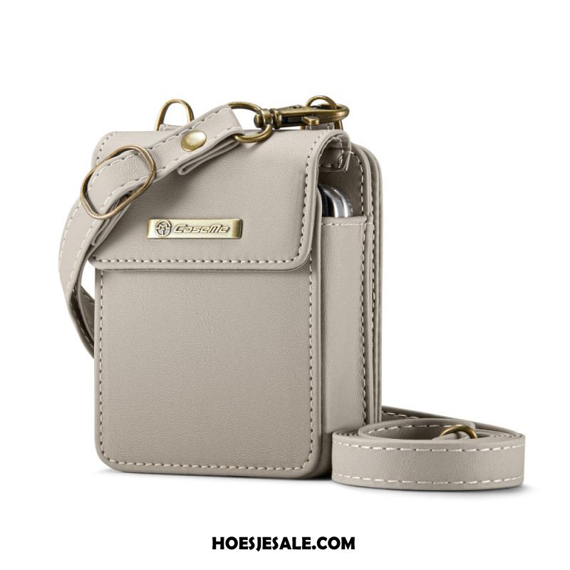 Hoesje Case Samsung Galaxy Z Flip 7 Fe Telefoonhoesje Rfid-portemonnee Met Schouderband