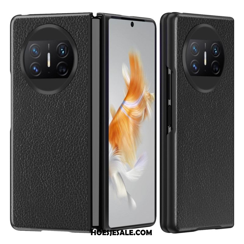 Hoesje Huawei Mate X3 Lychee Leerstijl