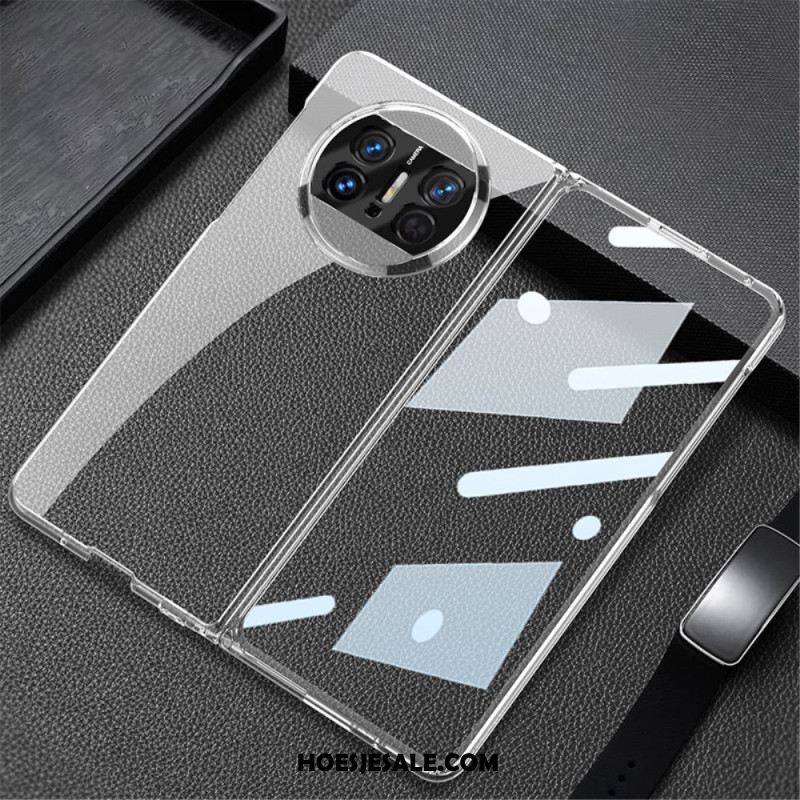 Hoesje Huawei Mate X3 Transparant Met Gkk Glazen Beschermer