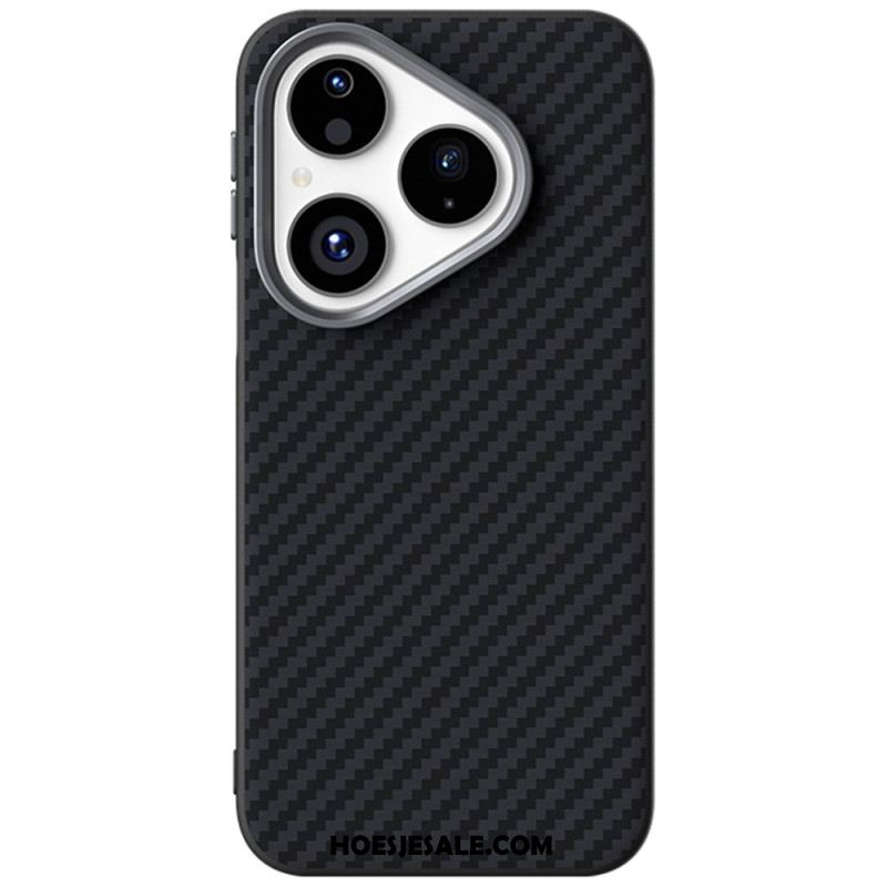 Hoesje Huawei Pura 80 Magsafe Koolstofvezeltextuur Abeel Bescherming Hoesje