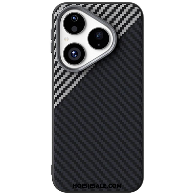 Hoesje Huawei Pura 80 Magsafe Koolstofvezeltextuur Abeel Bescherming Hoesje