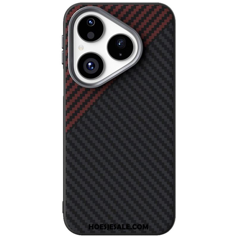 Hoesje Huawei Pura 80 Magsafe Koolstofvezeltextuur Abeel Bescherming Hoesje