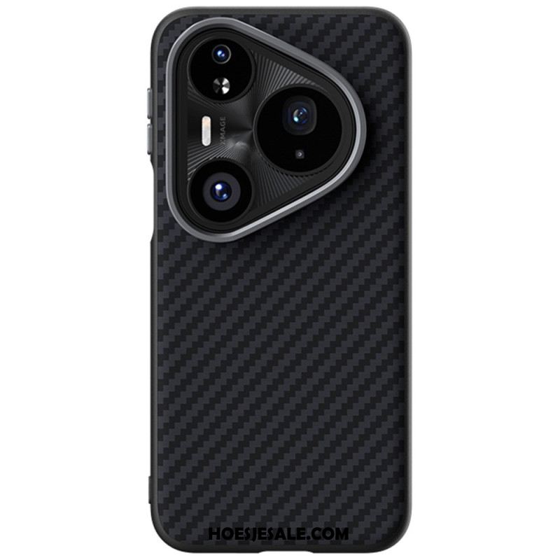 Hoesje Huawei Pura 80 Pro Magsafe Abeel Met Koolstofvezeltextuur