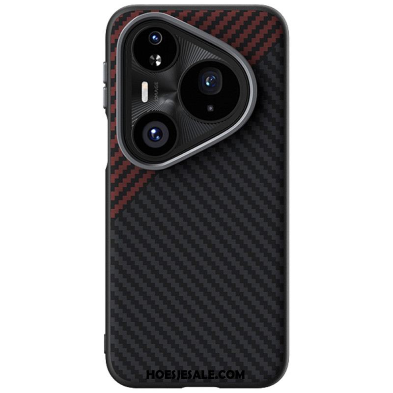 Hoesje Huawei Pura 80 Pro Magsafe Abeel Met Koolstofvezeltextuur