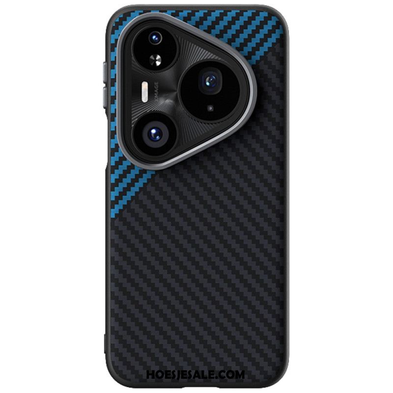 Hoesje Huawei Pura 80 Pro Magsafe Abeel Met Koolstofvezeltextuur