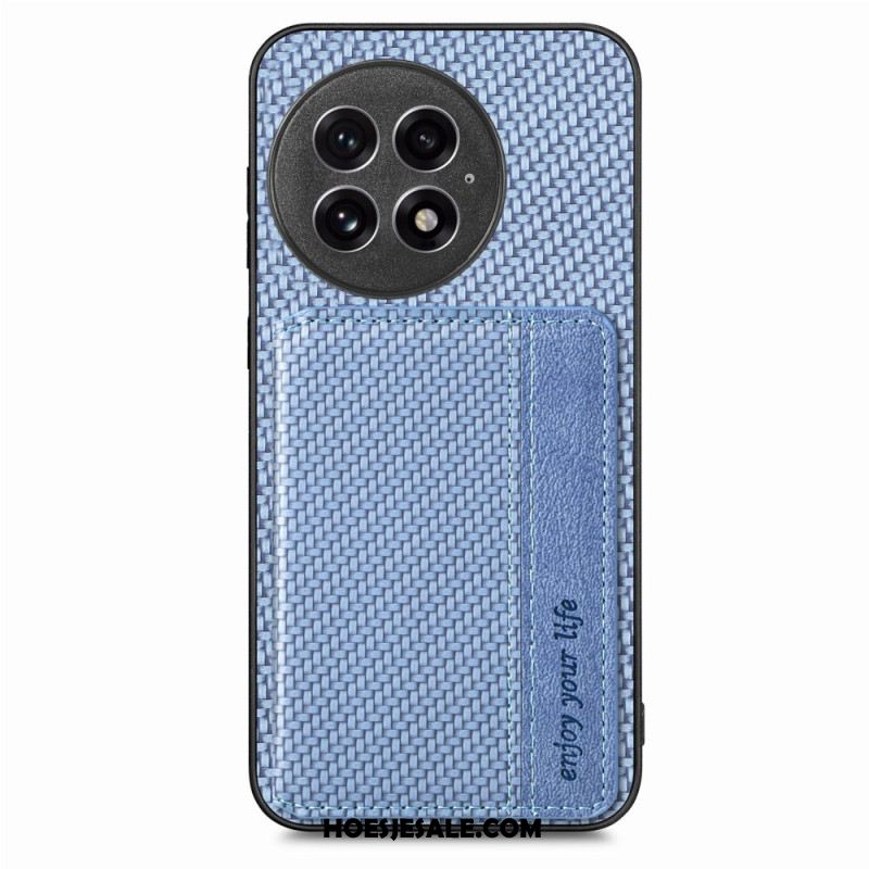 Hoesje Oneplus 13 Magnetische Kaarthouder Van Koolstofvezel