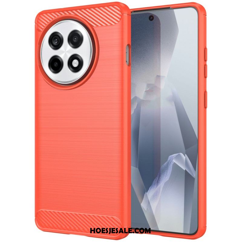 Hoesje Oneplus 13r Geborsteld Koolstofvezel Bescherming Hoesje