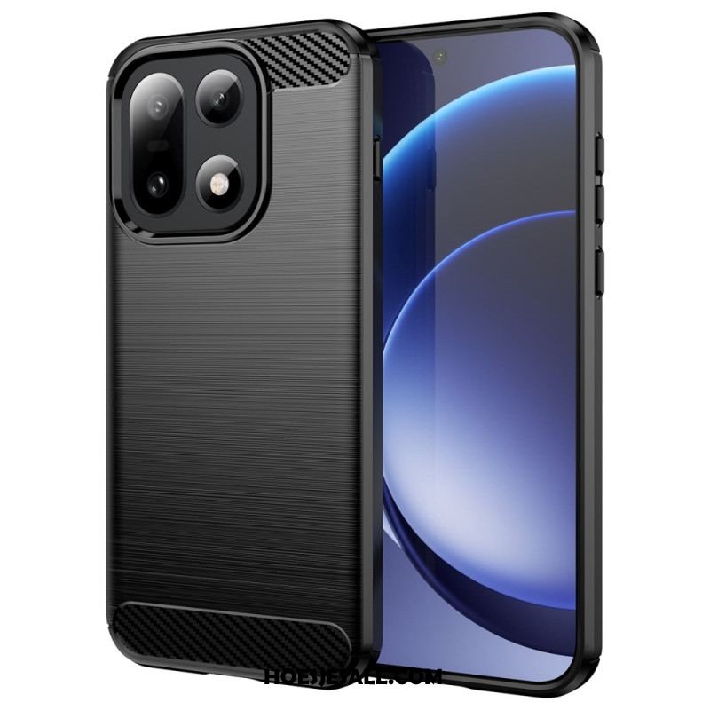 Hoesje Oneplus 15 Geborstelde Koolstofvezel Bescherming Hoesje