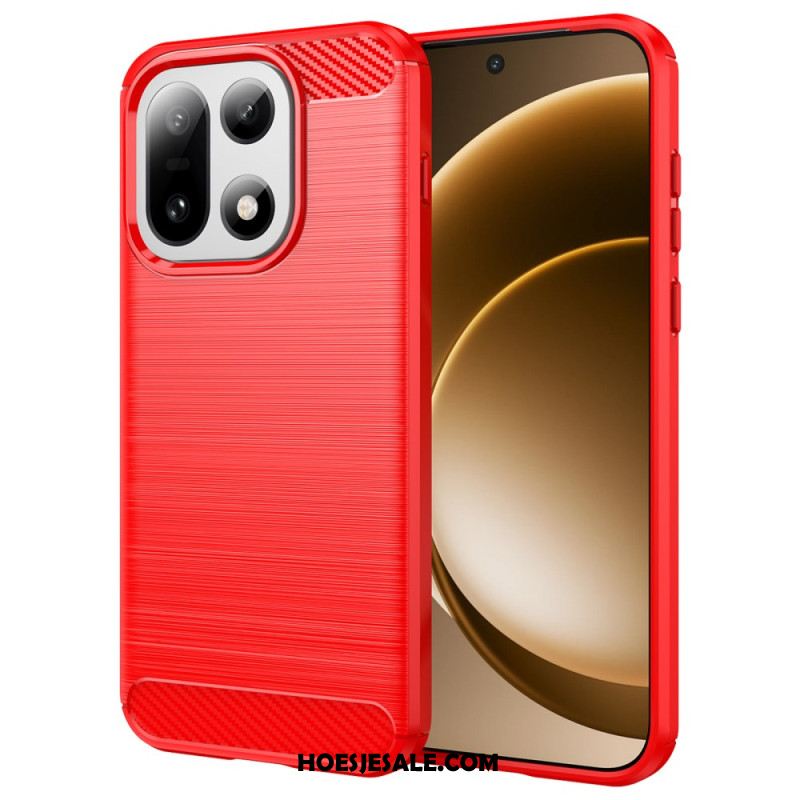 Hoesje Oneplus 15 Geborstelde Koolstofvezel Bescherming Hoesje