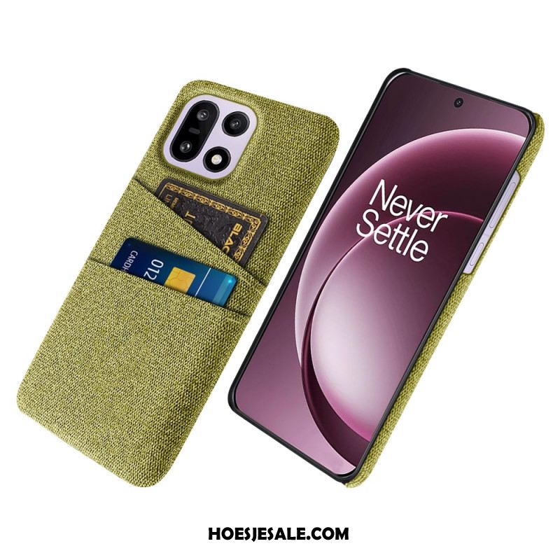 Hoesje Oneplus 15 Stoffen Kaarthouder