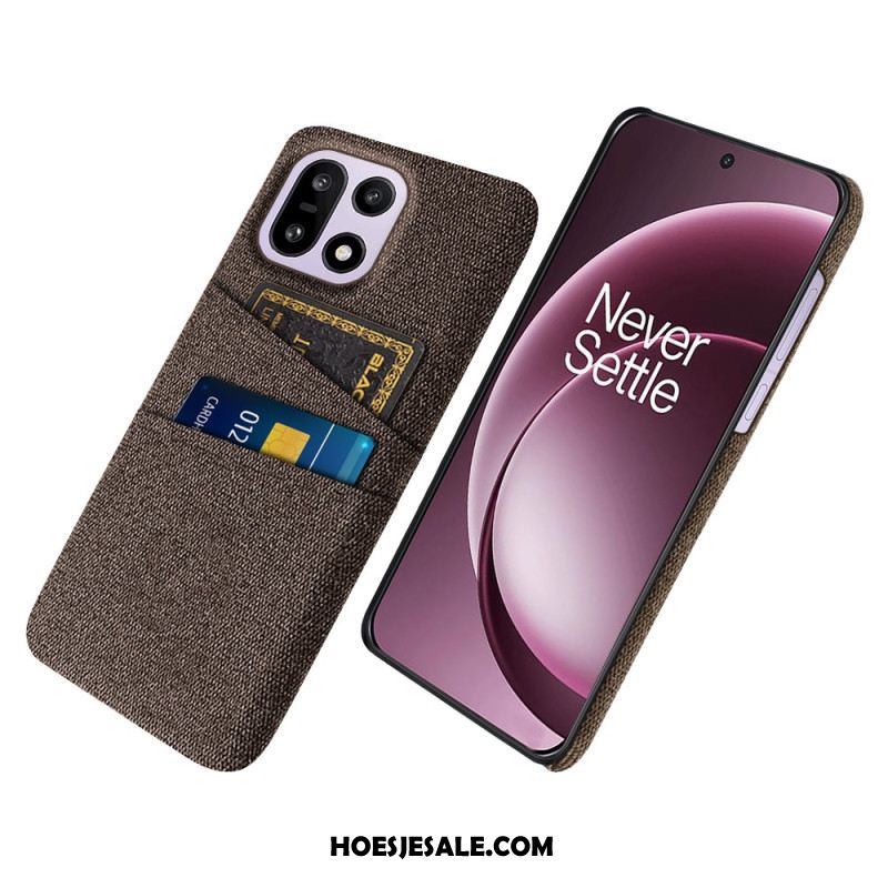 Hoesje Oneplus 15 Stoffen Kaarthouder