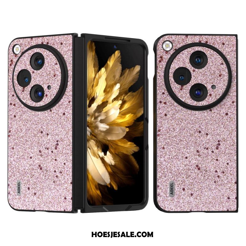 Hoesje Oppo Find N3 Abeel Glitter Kunstleer