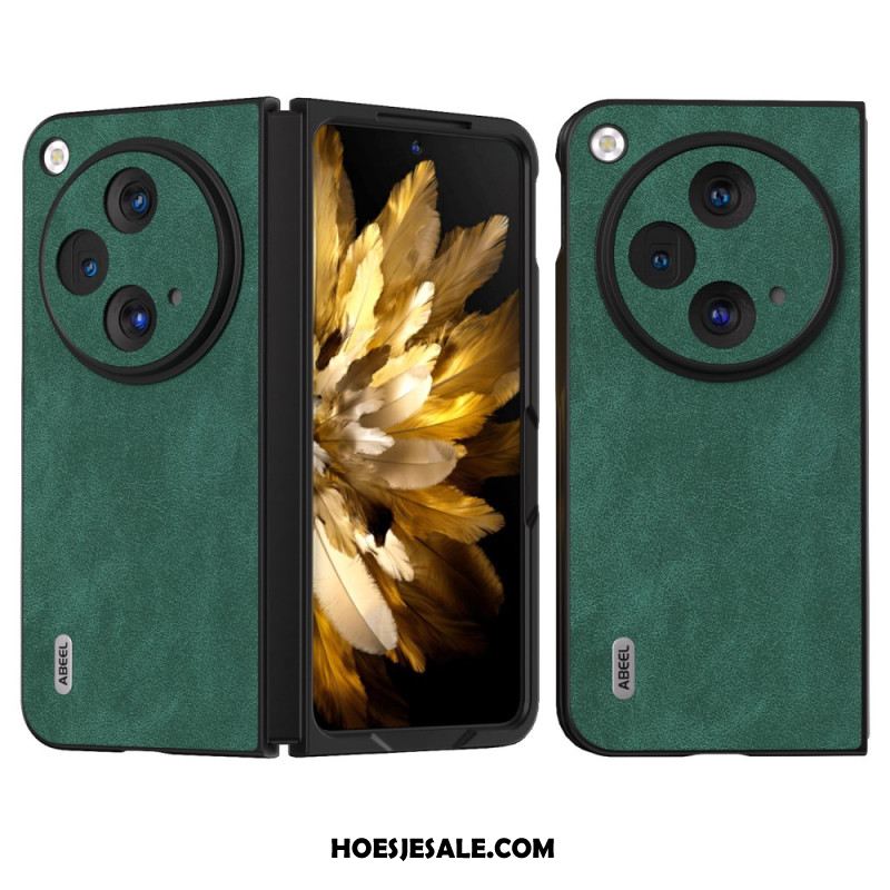 Hoesje Oppo Find N3 Abeel Neutraal Kunstleer