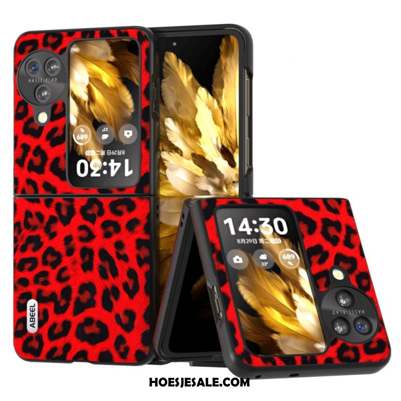 Hoesje Oppo Find N3 Flip Luipaardpatroon Abeel