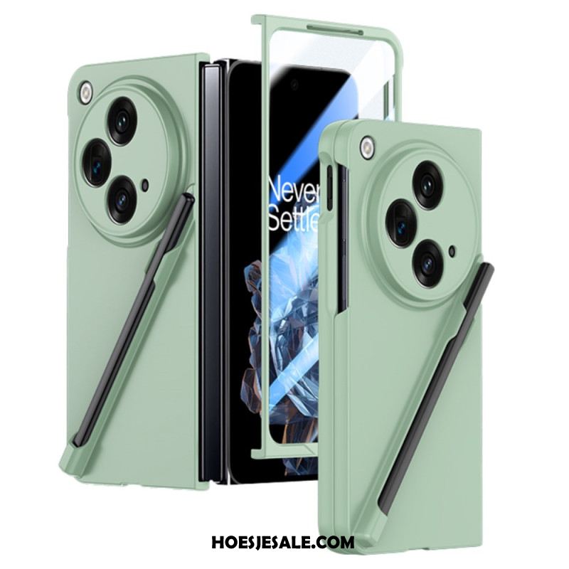 Hoesje Oppo Find N3 Gehard Glazen Schermbeschermer En Stylus