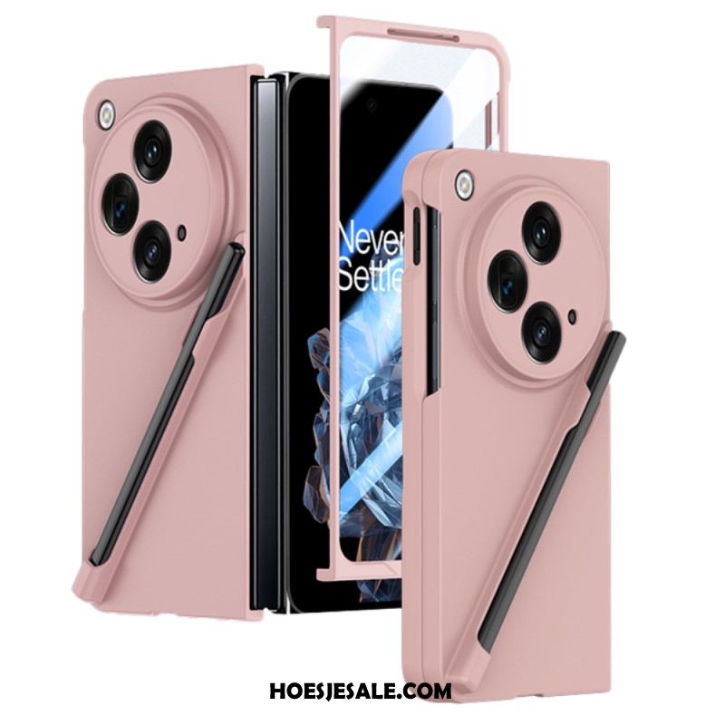 Hoesje Oppo Find N3 Gehard Glazen Schermbeschermer En Stylus