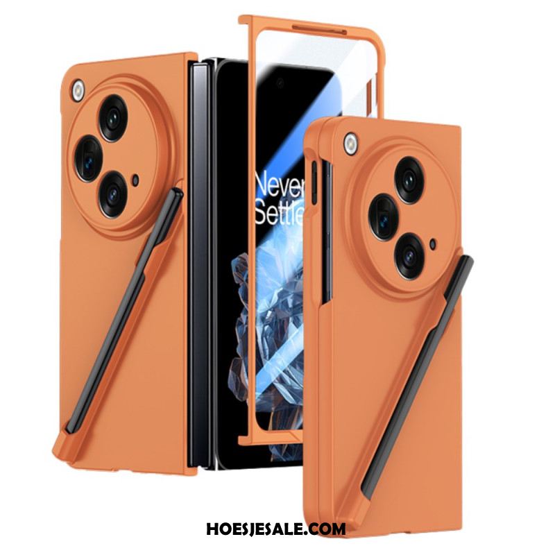 Hoesje Oppo Find N3 Gehard Glazen Schermbeschermer En Stylus