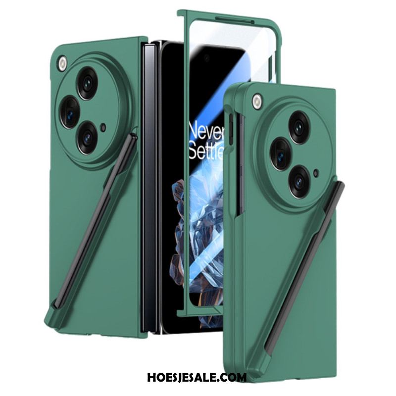 Hoesje Oppo Find N3 Gehard Glazen Schermbeschermer En Stylus