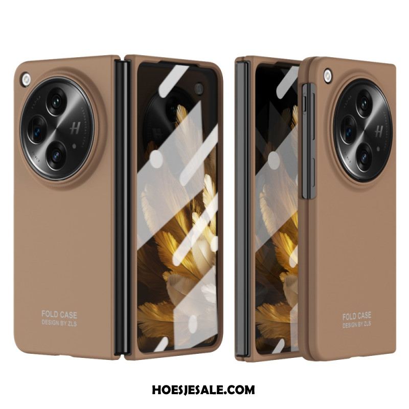 Hoesje Oppo Find N3 Met Screenprotector Van Gehard Glas